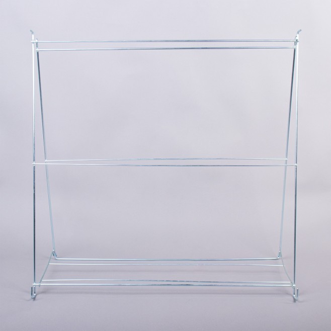 CAVALETE BAIXO EM METAL PARA BASTIDOR DE TIRO COM ARCO