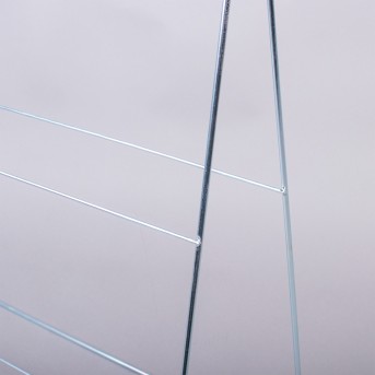 CAVALETE BAIXO EM METAL PARA BASTIDOR DE TIRO COM ARCO