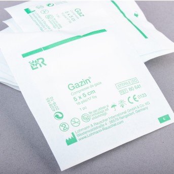 LOTE DE 10 COMPRESAS 5x5cm LOTE DE 10 COMPRESAS 5x5cm