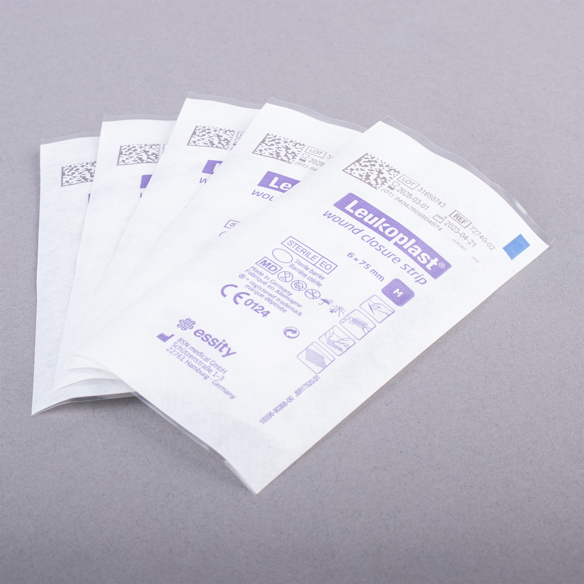 LOTE DE 5 SOBRES DE 3 SUTURAS ADHESIVAS