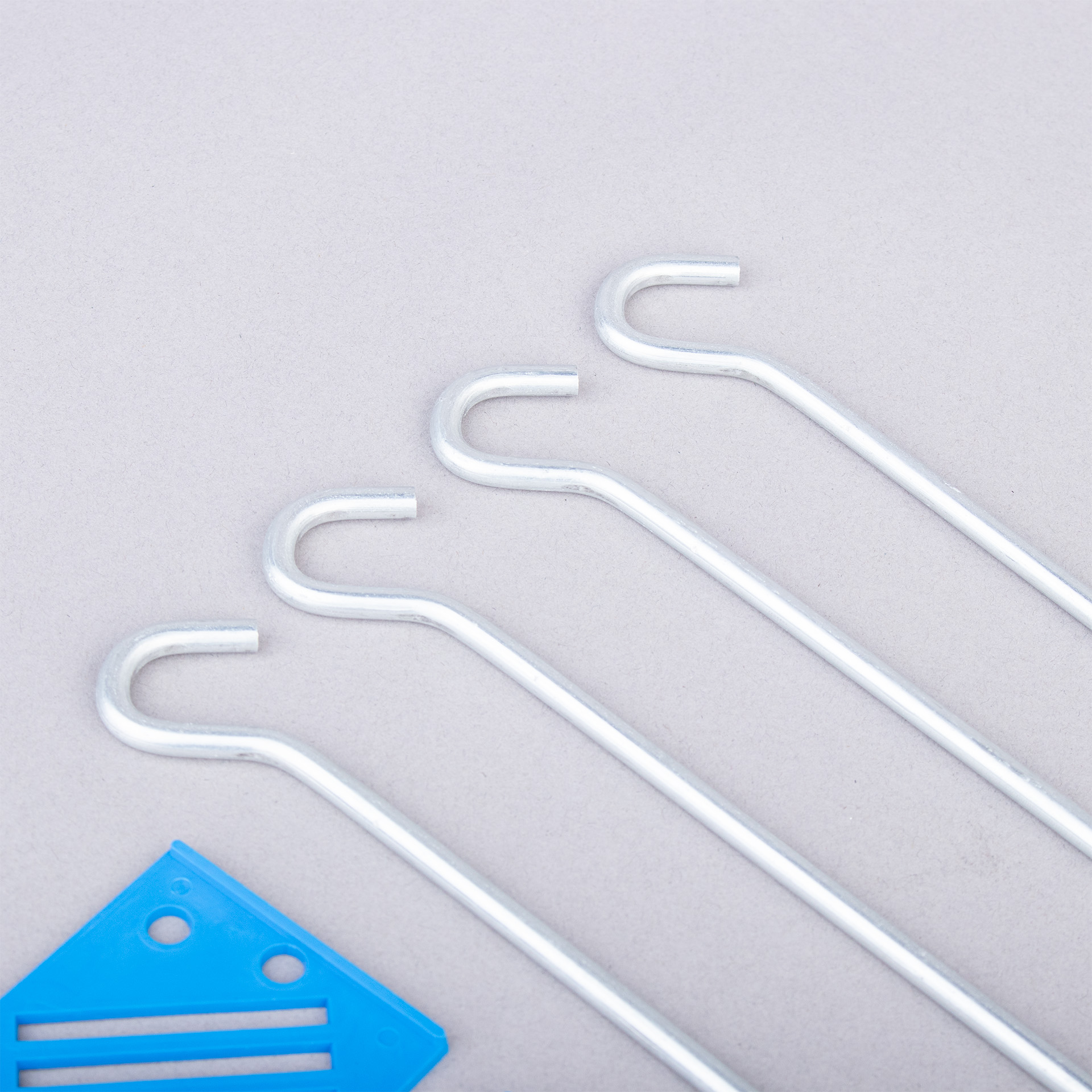 LOTE DE 4 PEÇAS PARA FIXAÇÃO DE BANDAS EM AREIA OU RELVA NAT