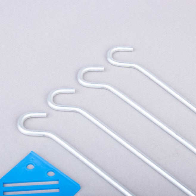 LOTE DE 4 PEÇAS PARA FIXAÇÃO DE BANDAS EM AREIA OU RELVA NAT