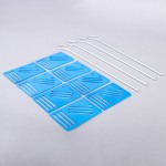 LOTE DE 4 PEAS PARA FIXAO DE BANDAS EM AREIA OU RELVA NAT