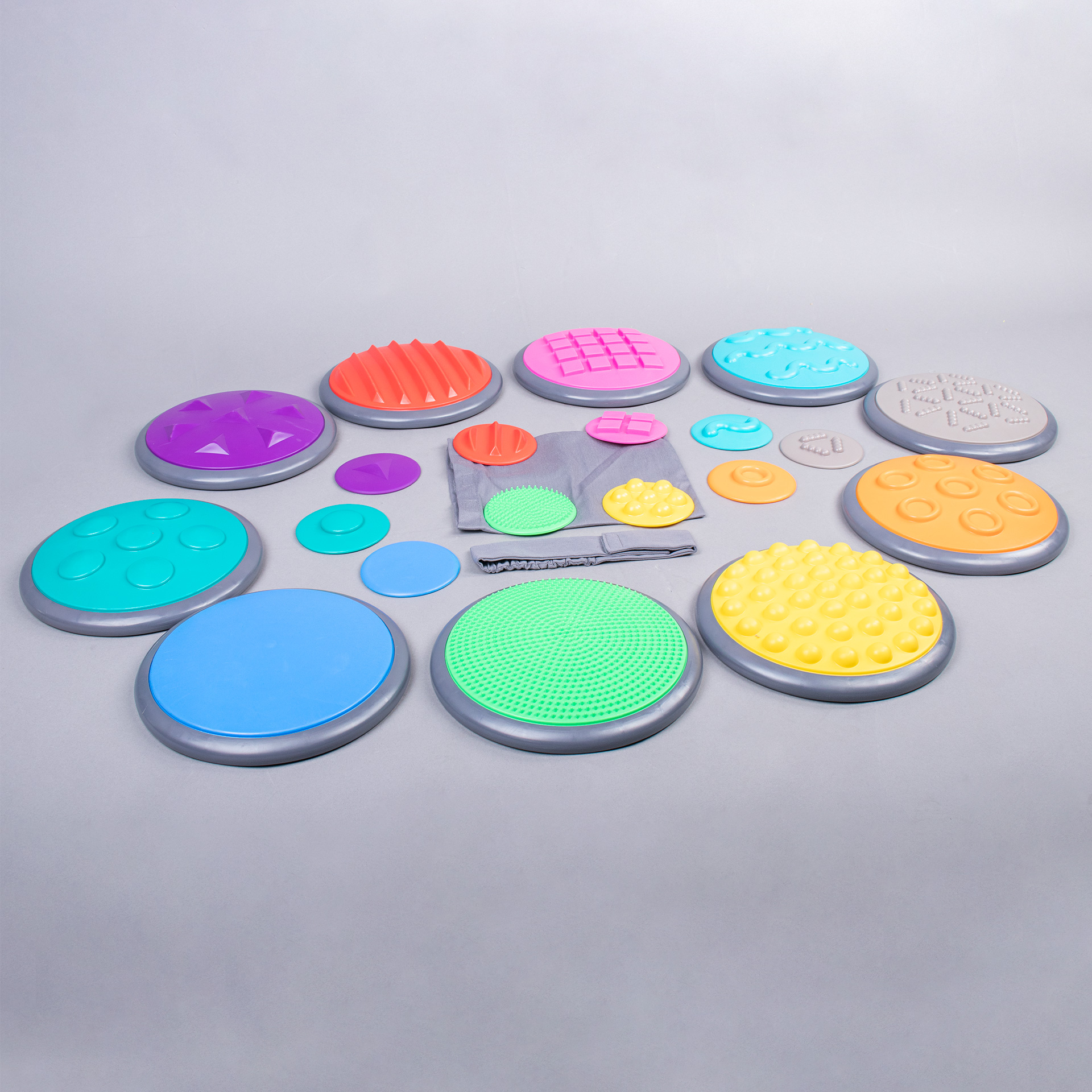 CONJUNTO DE DISCOS TÁCTEIS GONGE