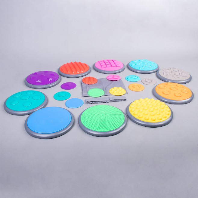 CONJUNTO DE DISCOS TÁCTEIS GONGE