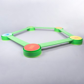 PERCURSO PSICOMOTOR COM ILHAS E PRANCHAS