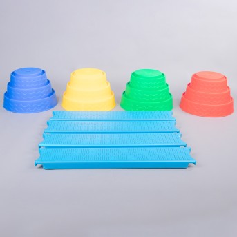 SET OF 4 HILLS + 4 BRIDGES