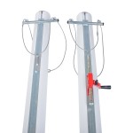 PAR DE POSTES DE VOLEIBOL COMPETICIN