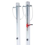 PAR DE POSTES DE VOLEIBOL COMPETICIN