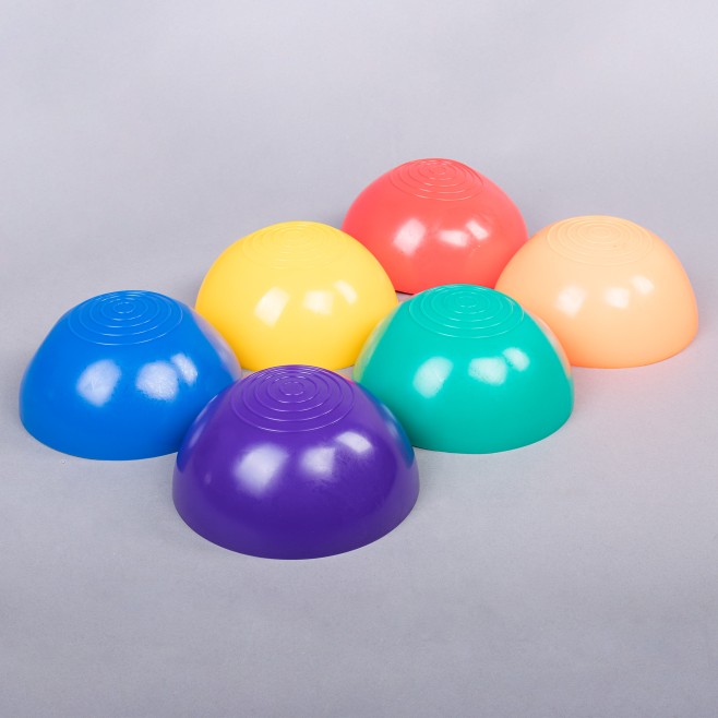 SET OF 6 SEMI-SPHERES FOR BALANCE TRAINING