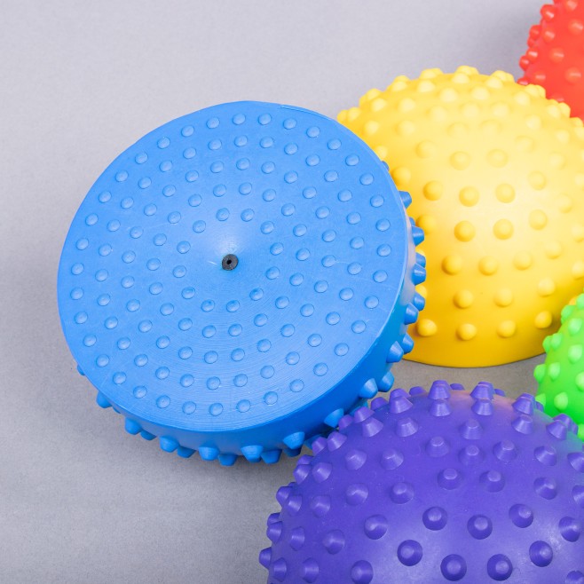 SET OF 6 TACTILE SEMISPHERES FOR BALANCE TRAINING