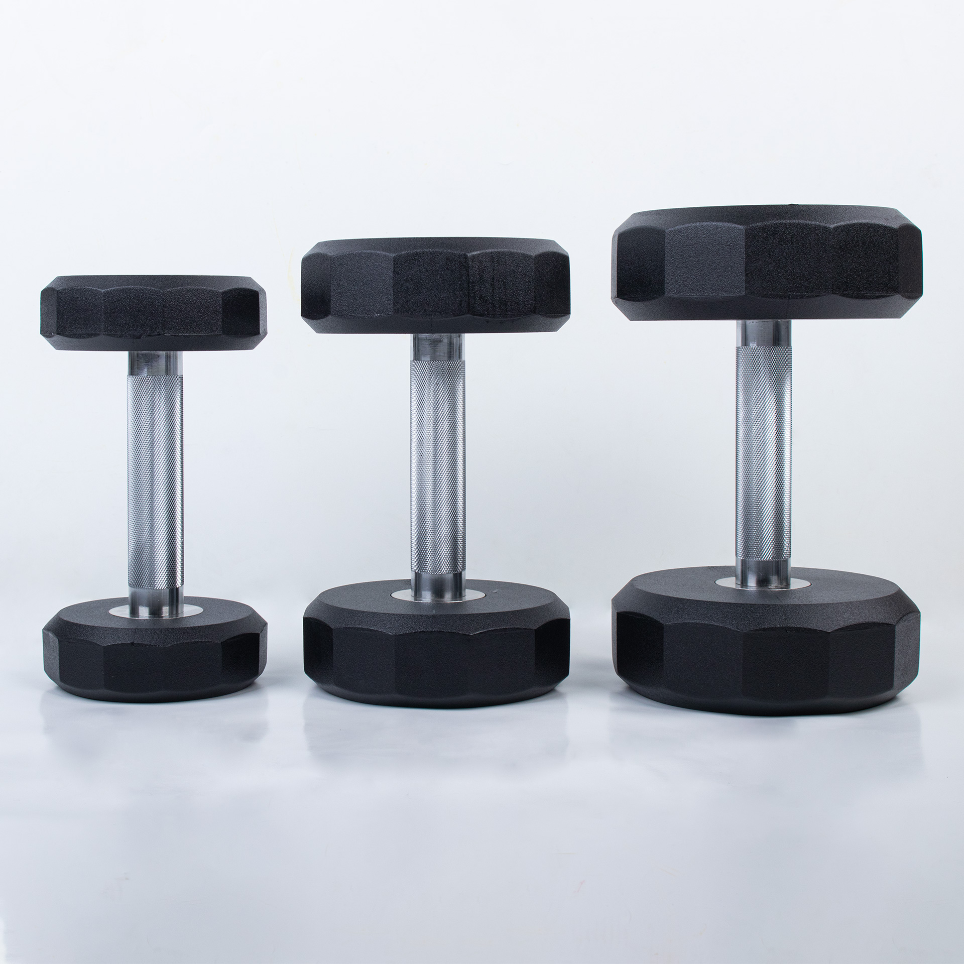 RUBBER PRO12 DUMBBELL (UNIT)