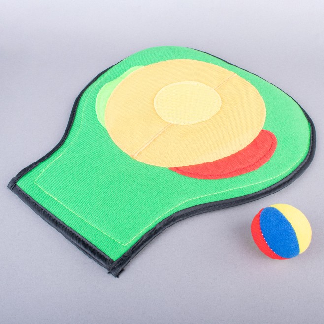 SPORDAS VELCRO TARGET GLOVE + SOFT BALL