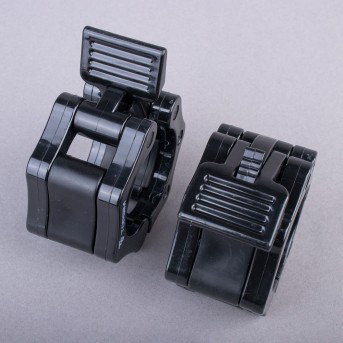 HEXAGONAL SPRING COLLARS (PAIR)