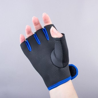 PAIR OF NEOPRENE/RUBBER BODYBUILDING GLOVES