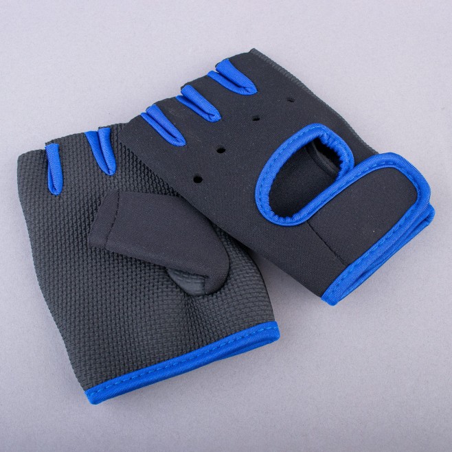 PAIR OF NEOPRENE/RUBBER BODYBUILDING GLOVES