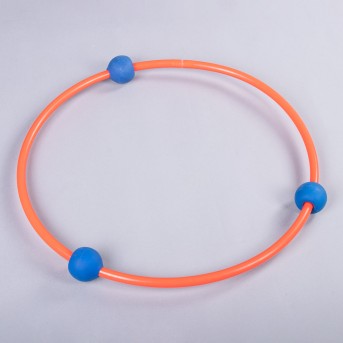 HOOP WITH COLORED BALLS FOR TRAINING