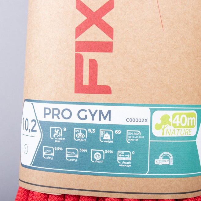 CLIMBING ROPE ROC�DROMO FIXE PRO GYM NATURE 10.2