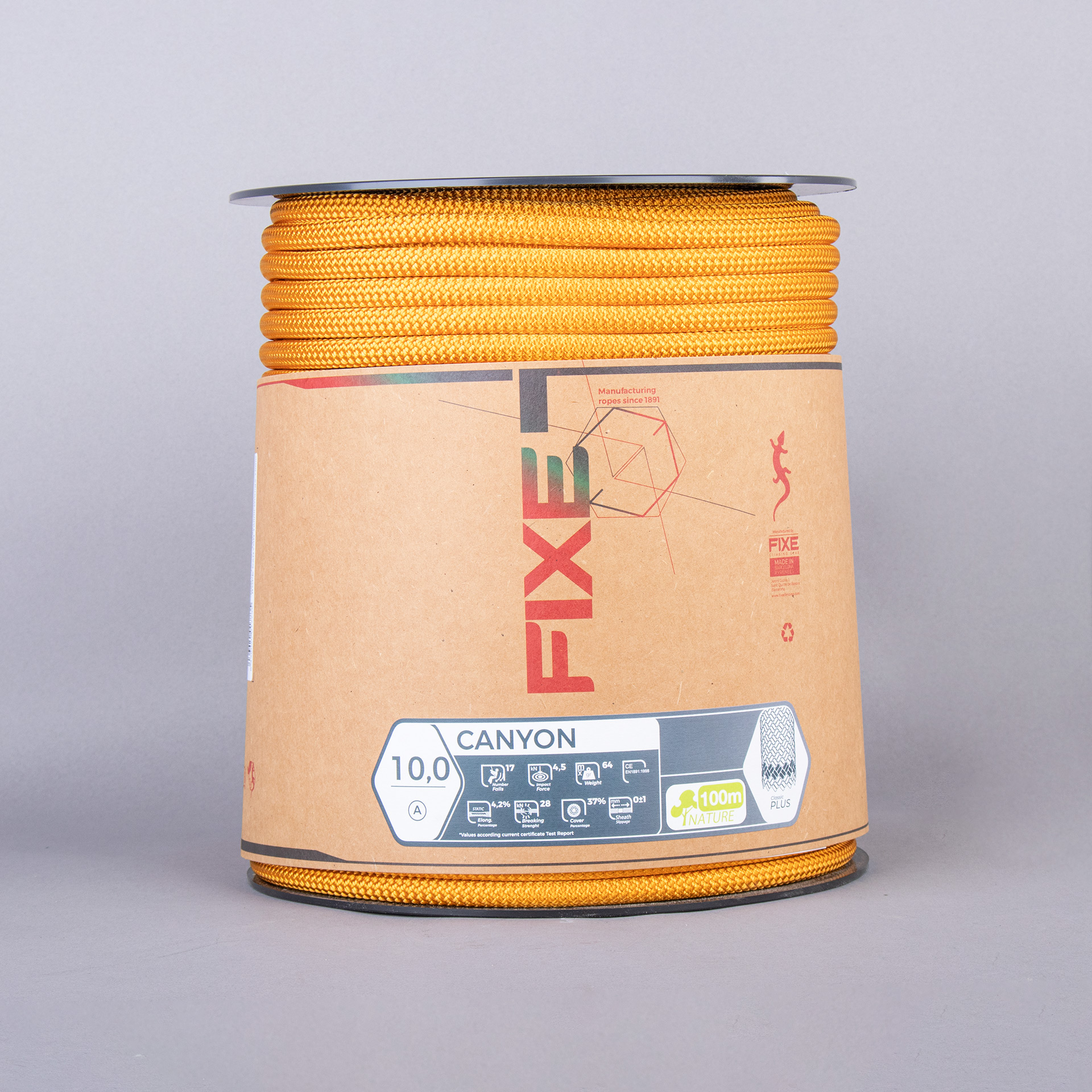 CUERDA ESCALADA SEMIESTÁTICA FIXE CANYON 10.0 - 100m
