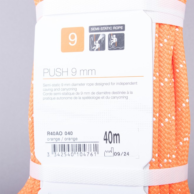 CORDA SPELEOLOGY SEMI-STATIC PETZL PUSH 9.0