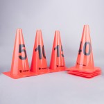 SET OF 8 NUMBERED CONES