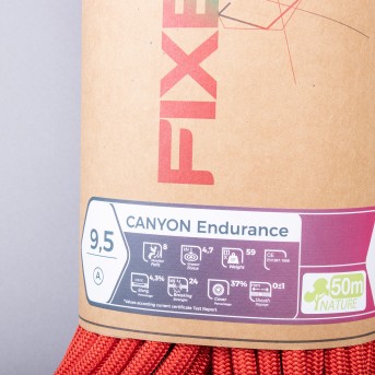 SEMI-STATIC CLIMBING ROPE FIXE CANYON ENDURANCE 9.5-50m SEMI-STATIC CLIMBING ROPE FIXE CANYON ENDURANCE 9.5-50m