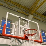 OFFICIAL BASKETBALL SET WITH SIDE FOLDING AND HEIGHT ADJUSTMENT