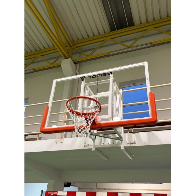 OFFICIAL BASKETBALL SET WITH SIDE FOLDING AND HEIGHT ADJUSTMENT