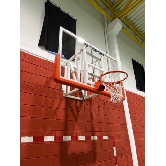 OFFICIAL BASKETBALL SET WITH SIDE FOLDING AND HEIGHT ADJUSTMENT