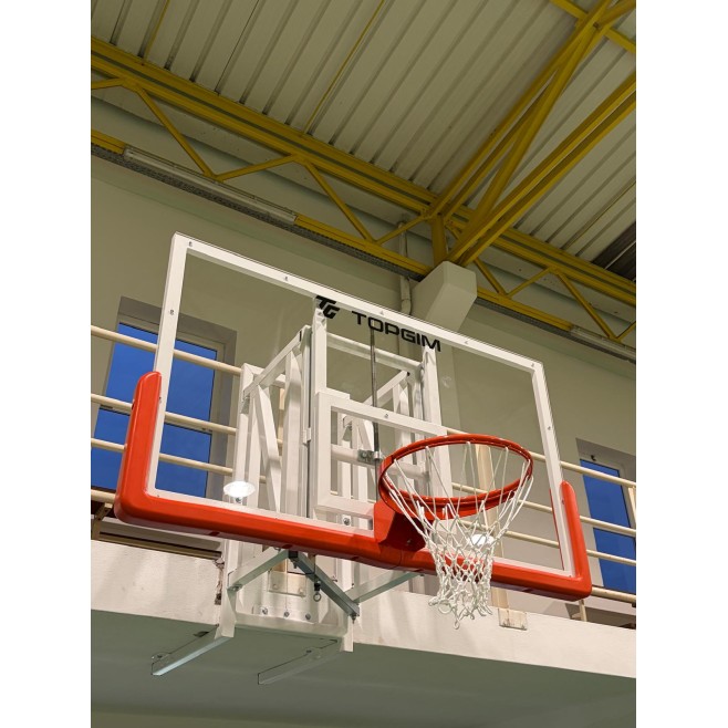 OFFICIAL BASKETBALL SET WITH SIDE FOLDING AND HEIGHT ADJUSTMENT
