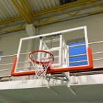 OFFICIAL BASKETBALL SET WITH SIDE FOLDING AND HEIGHT ADJUSTMENT