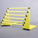 SET OF 6 PVC HURDLES 10, 20, 30, 40, 50 and 60cm
