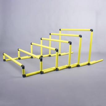 SET OF 6 PVC HURDLES 10, 20, 30, 40, 50 and 60cm
