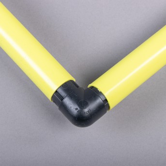 SET OF 6 PVC HURDLES 10, 20, 30, 40, 50 and 60cm