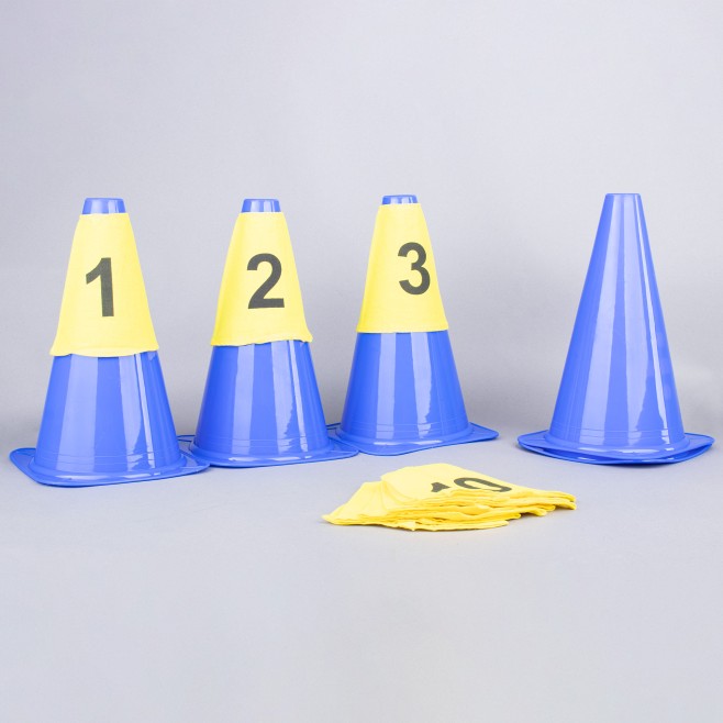 SET OF 10 NUMBERED CONE COVERS (0-10)