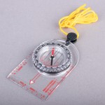 TRANSPARENT SCHOOL THUMB COMPASS WITH STRAP