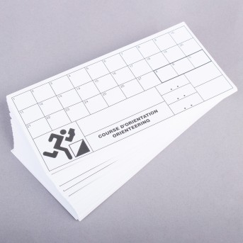 SET OF 100 WATERPROOF CONTROL CARDS