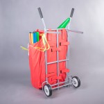 MATERIAL TRANSPORT TROLLEY (190 LITROS)