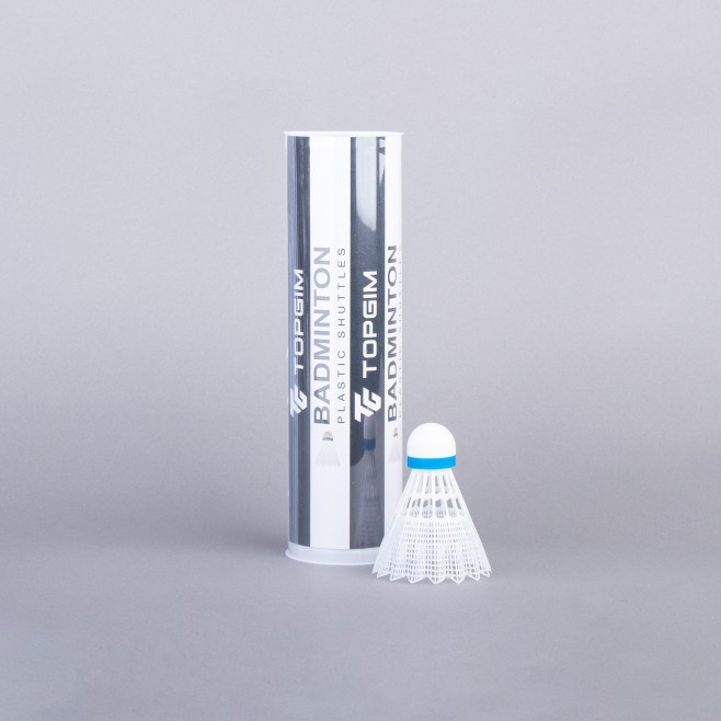 BADMINTON SHUTTLECOCKS TOPGIM TRAINING (6 UNITS)