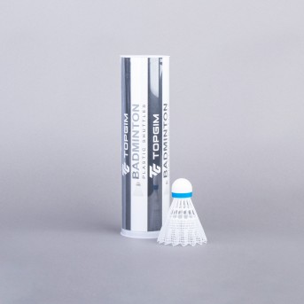 BADMINTON SHUTTLECOCKS TOPGIM TRAINING (6 UNITS)