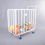 TROLLEY FOR STORING AND TRANSPORTING MATERIALS