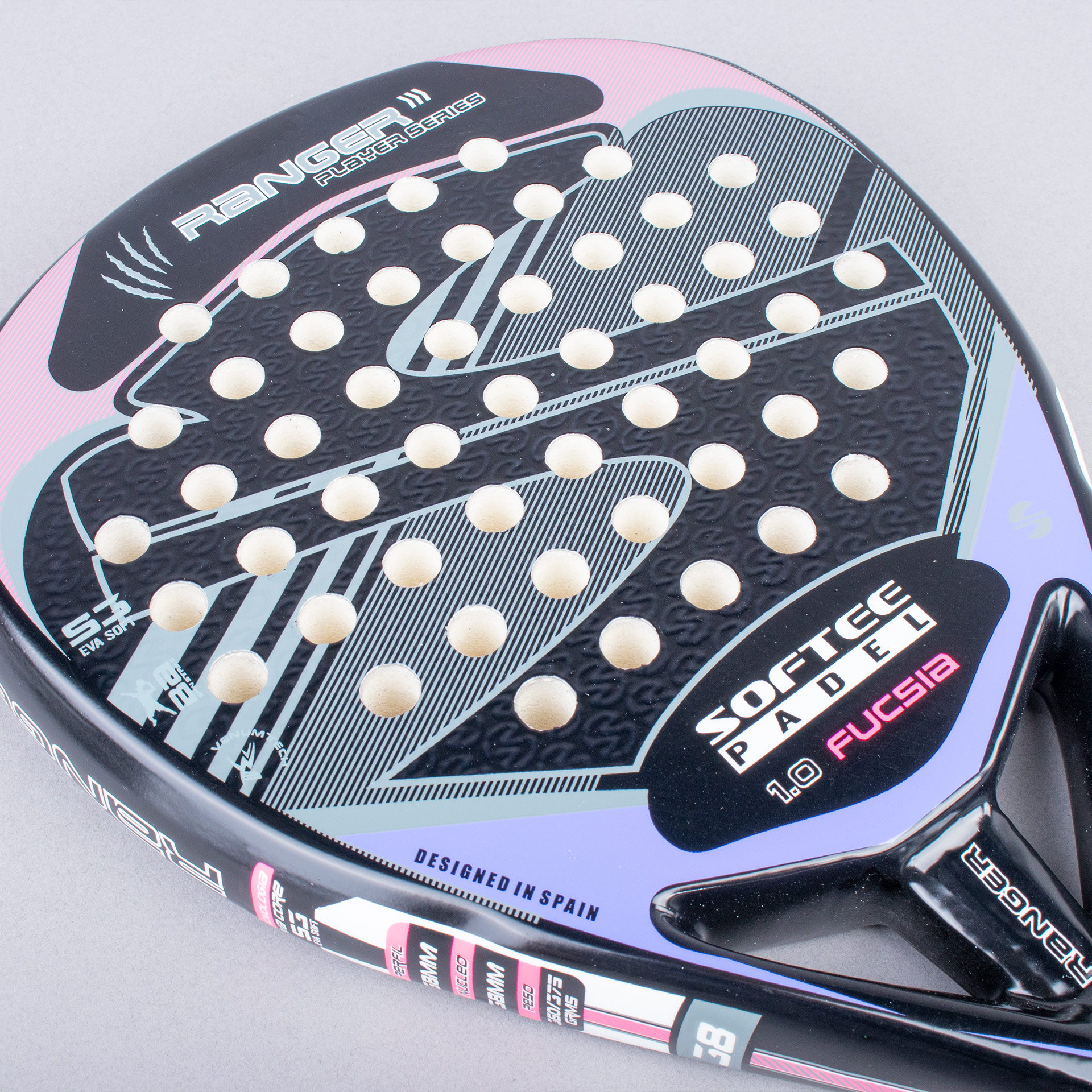 PADEL RACKET SOFTEE RANGER FUCSIA