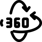 Rotação 360º Rotação 360º