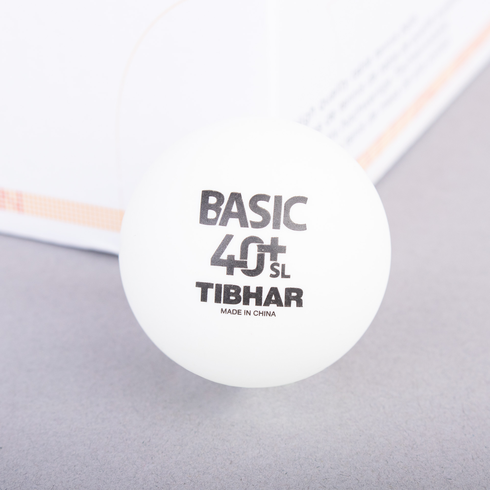 TABLE TENNIS BALL TIBHAR BASIC 40+SL (72 UNITS)