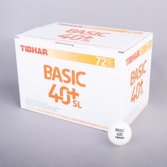 TABLE TENNIS BALL TIBHAR BASIC 40+SL (72 UNITS)