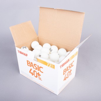 TABLE TENNIS BALL TIBHAR BASIC 40+SL (72 UNITS)