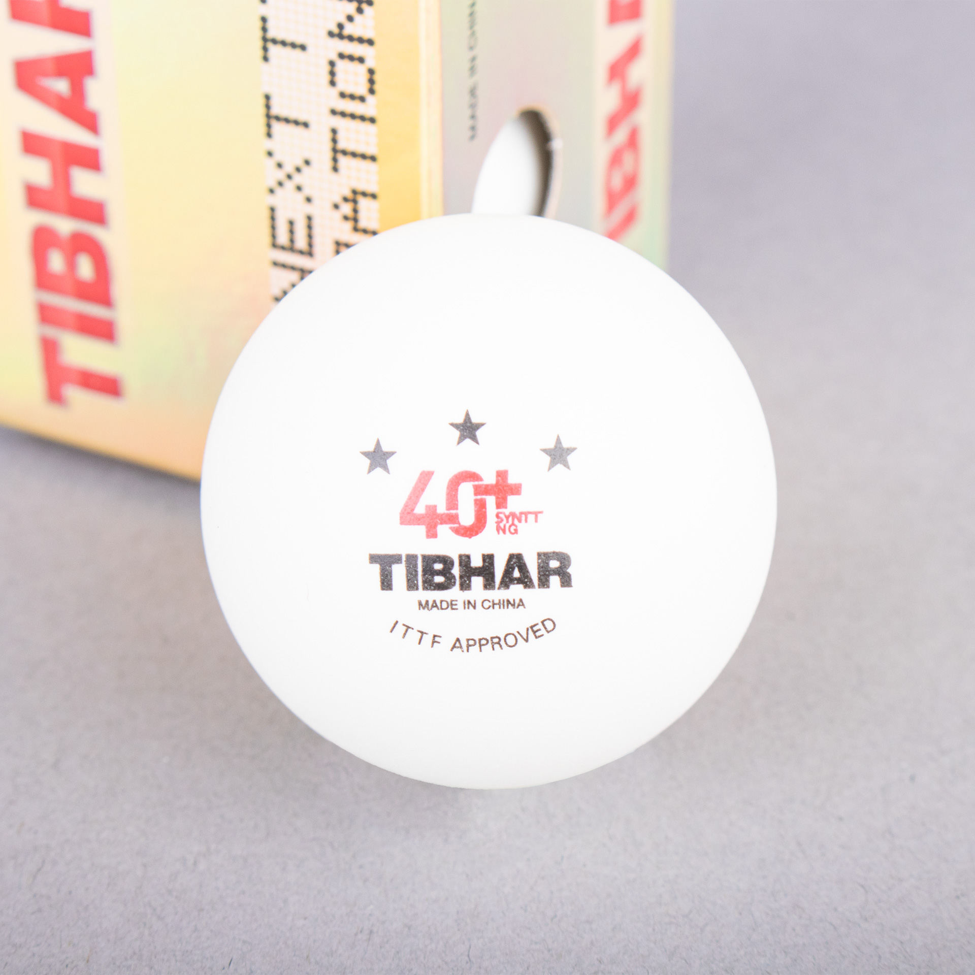 TABLE TENNIS BALL TIBHAR COMPETITION 40+SYNTT*** (3 UNI.)
