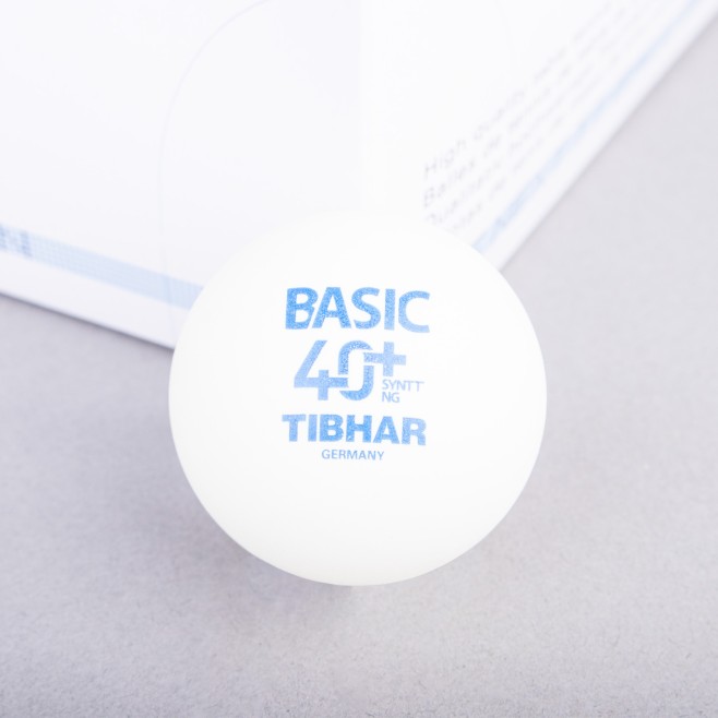 BOLA TÉNIS DE MESA TIBHAR BASIC 40+ SYNTT NG (72 UNIDADES)