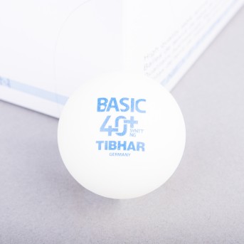 TABLE TENNIS BALL TIBHAR BASIC 40+ SYNTT NG (72 UNITS)
