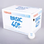 TABLE TENNIS BALL TIBHAR BASIC 40+ SYNTT NG (72 UNITS)